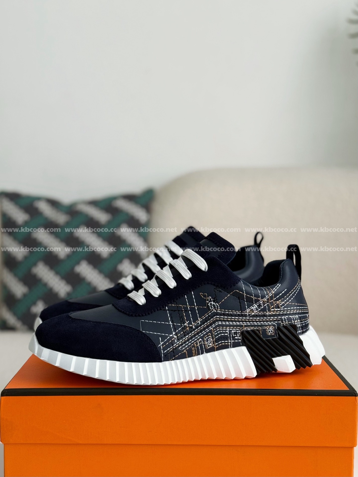 【#5423】Hermès Department Sneakers