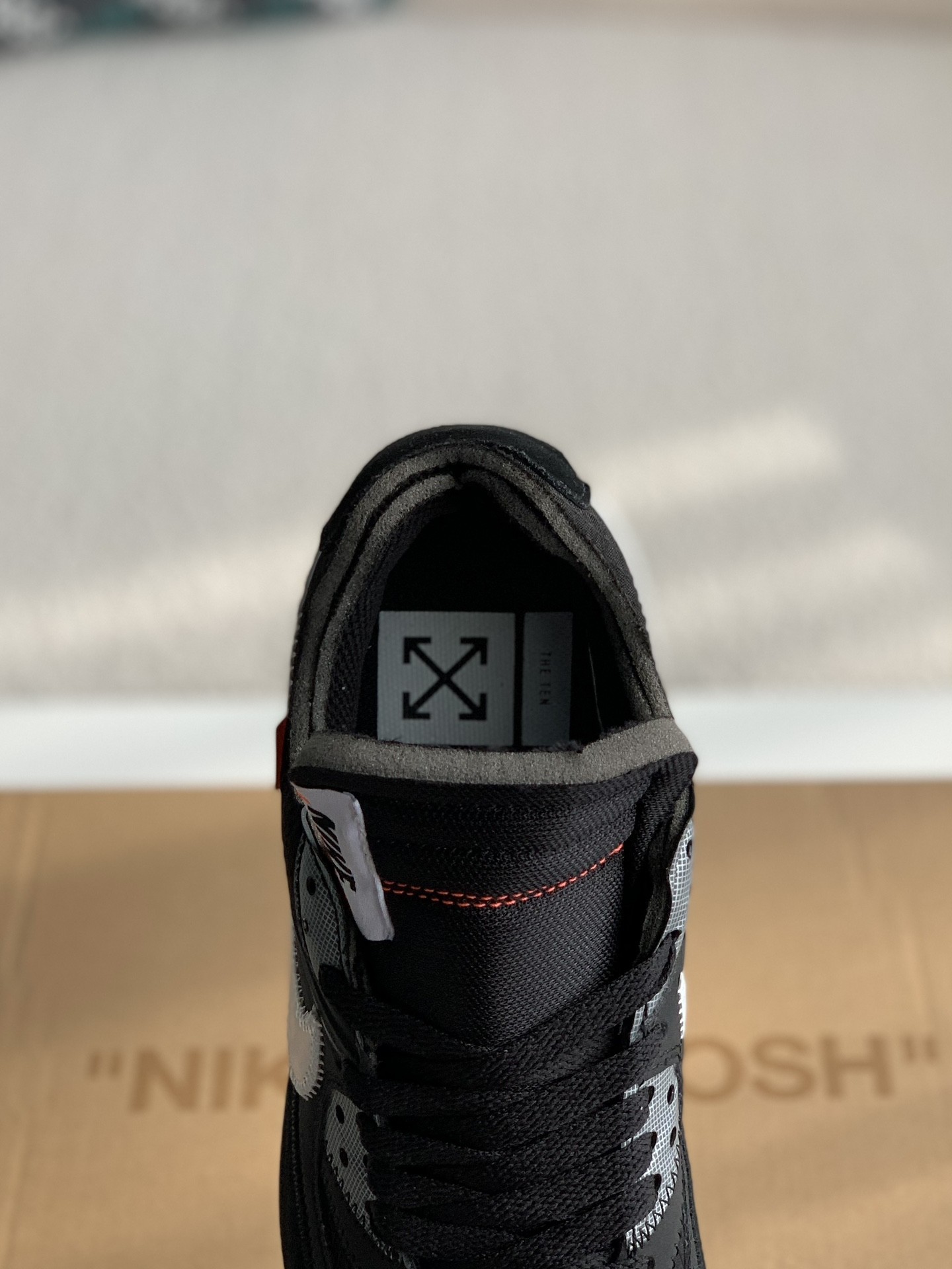 【#1787】 Off-White x Nike Air Max 90Black THE TEN Sneakers