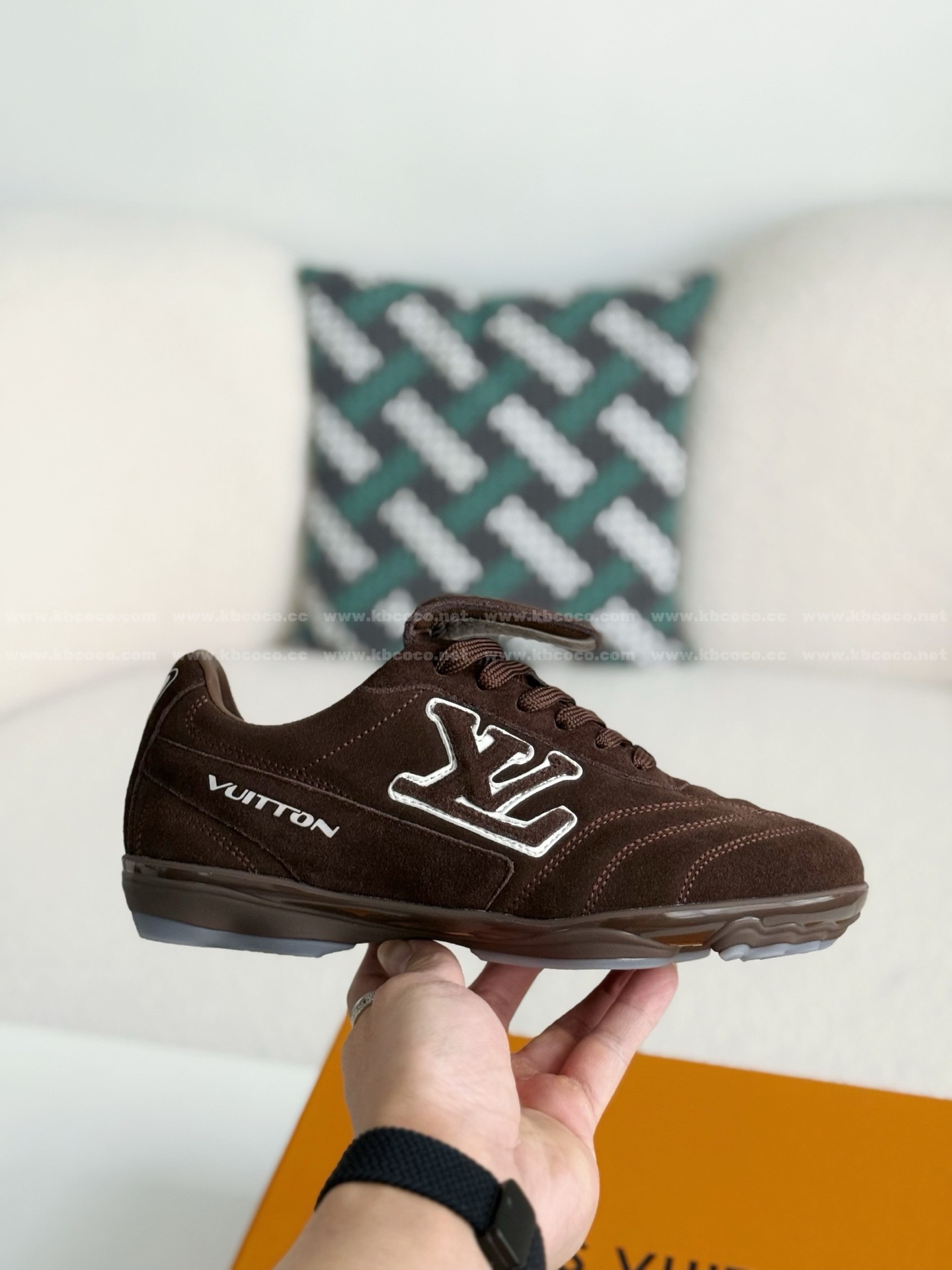 【#5871】 LOUIS VUITTON FOOTPRINTSOCCER CASUAL SHOES