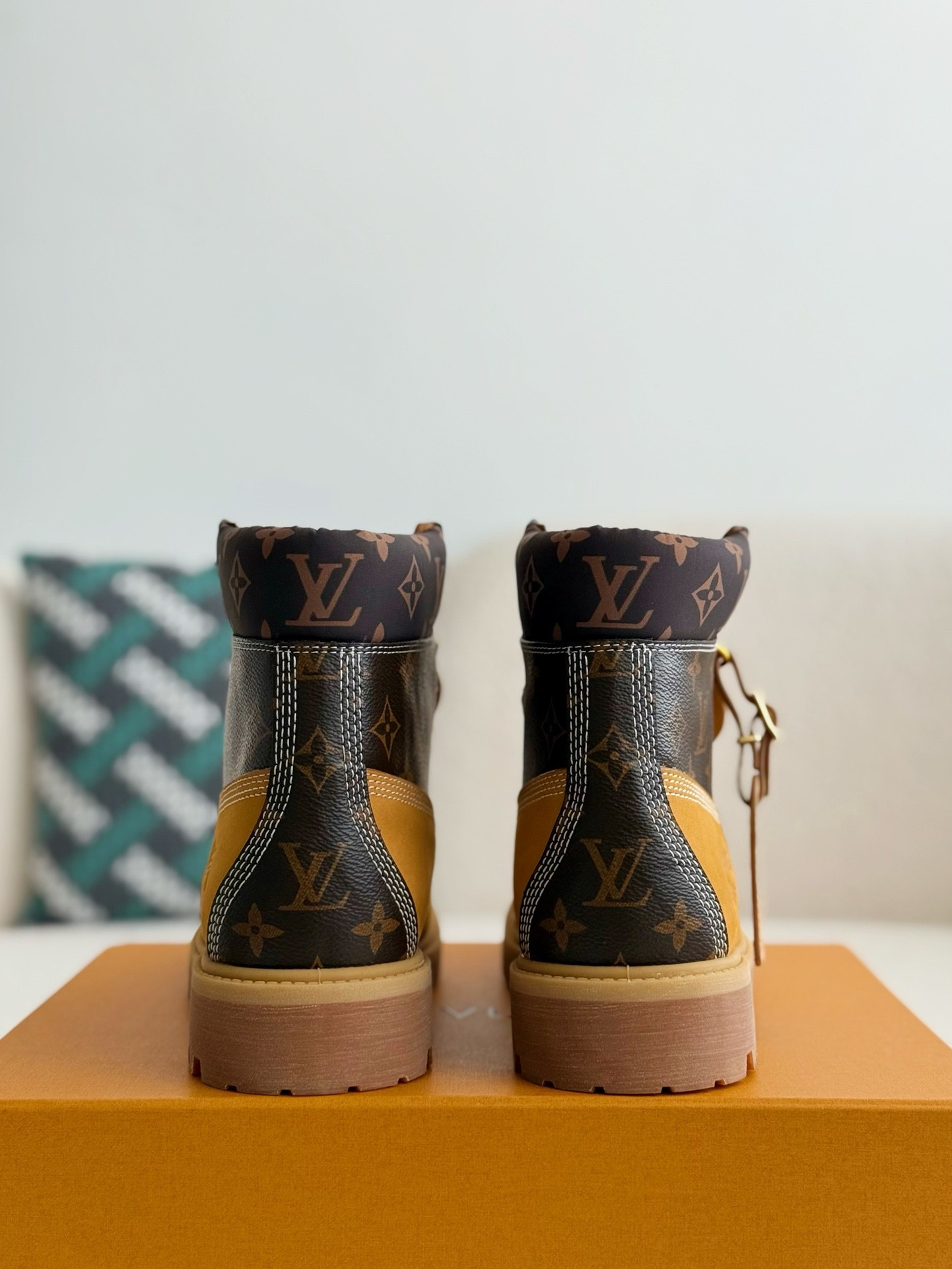 [#3837」 Louis Vuitton xTimberland boots/Martin boots/boots