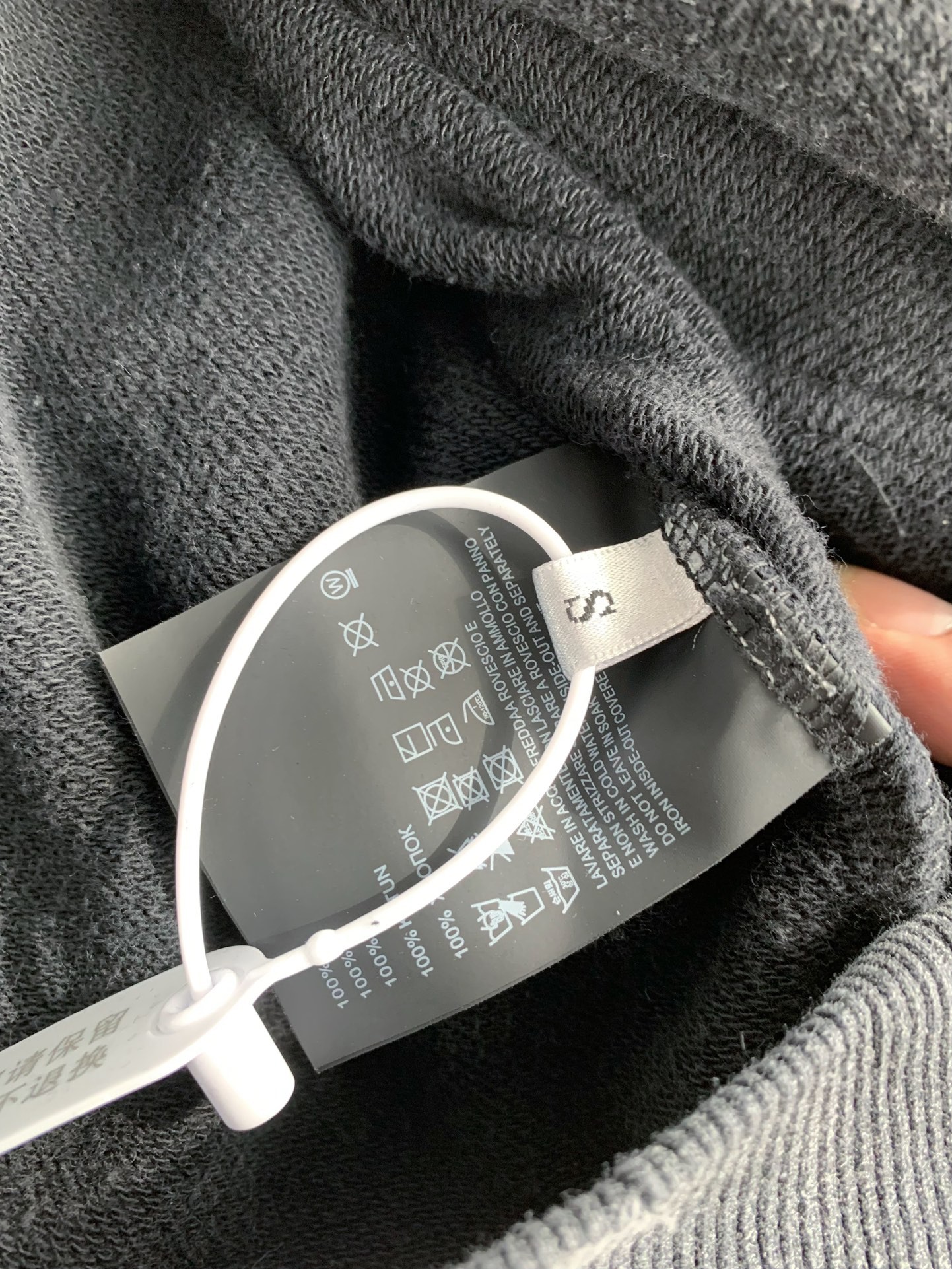 Balenciaga logo print sports hooded sweatshirt