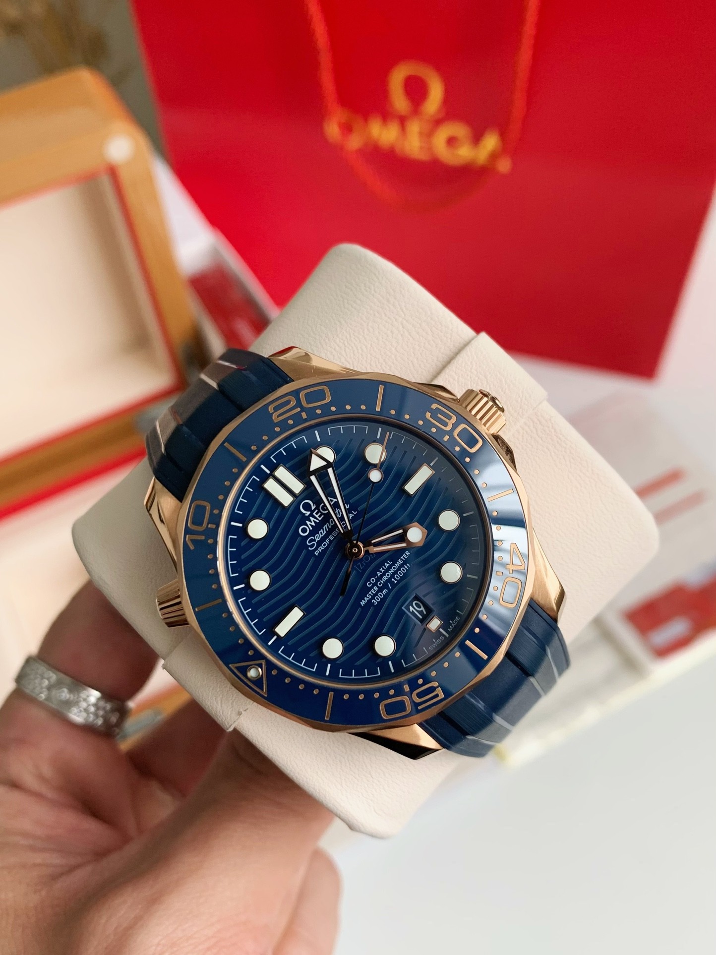 【#3641】Omega Seahorse Series 300-meter dive wristwatch,43.5mm