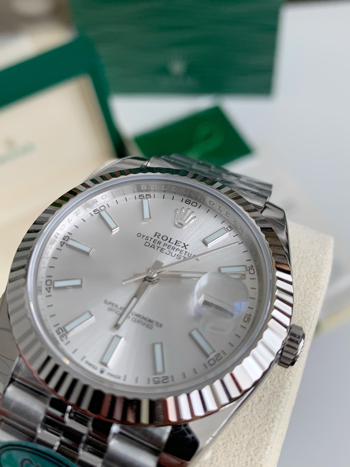 【#2405】Rolex RE Log Men's Watch 41mm