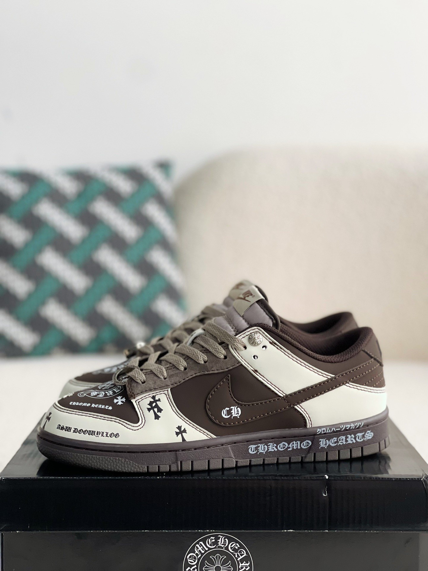 【#2804】Chrome Hearts x Nike Dunk Low Sneakers