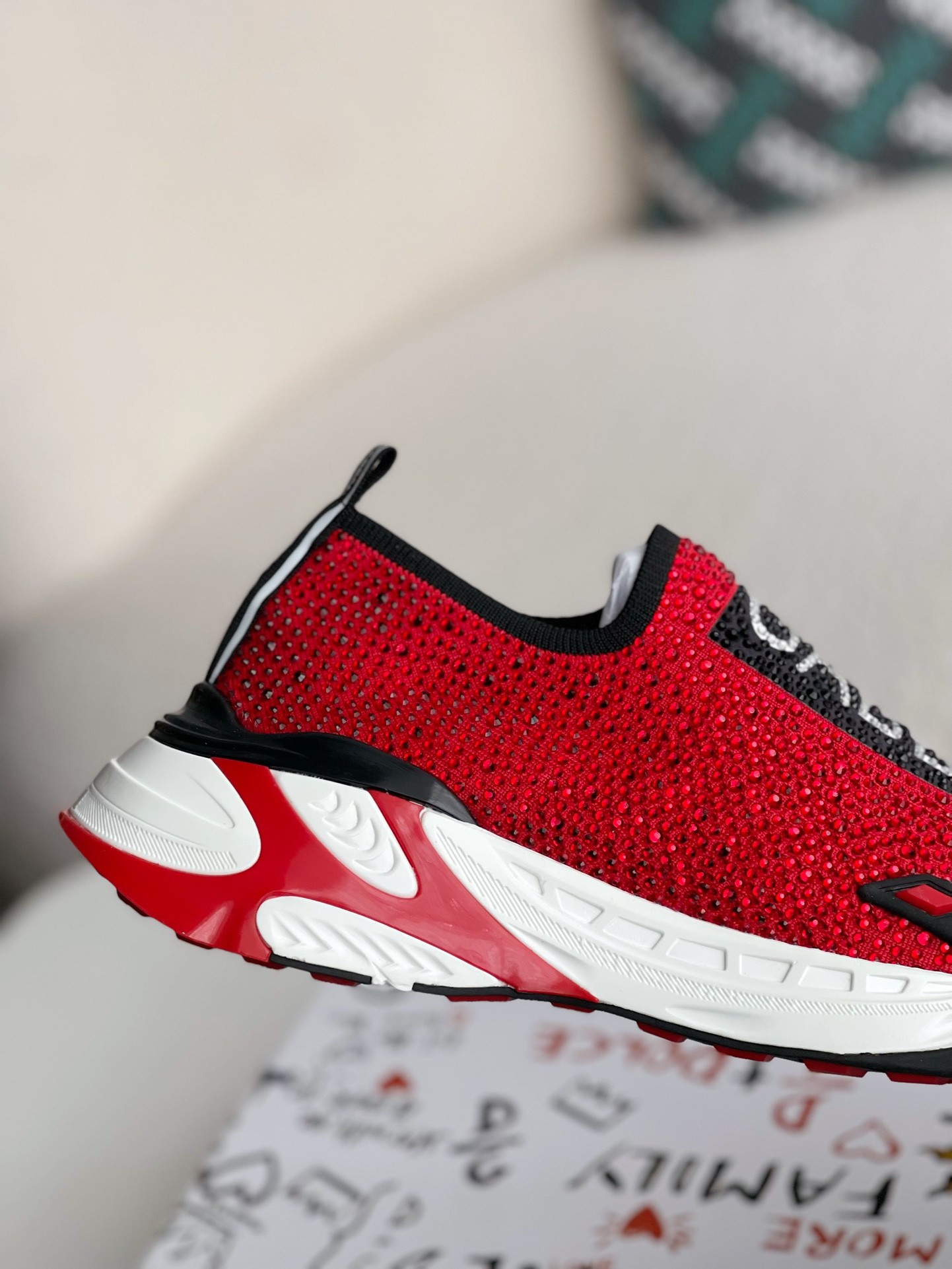 【#2673】Dolce&Gabbana Hot Drill Sneakers