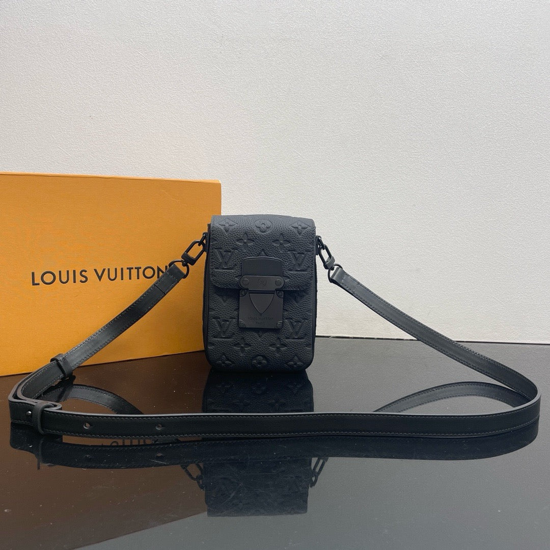 LOUIS VUITTON S-LOCK VERTICAL Crossbody bag/top quality M81524