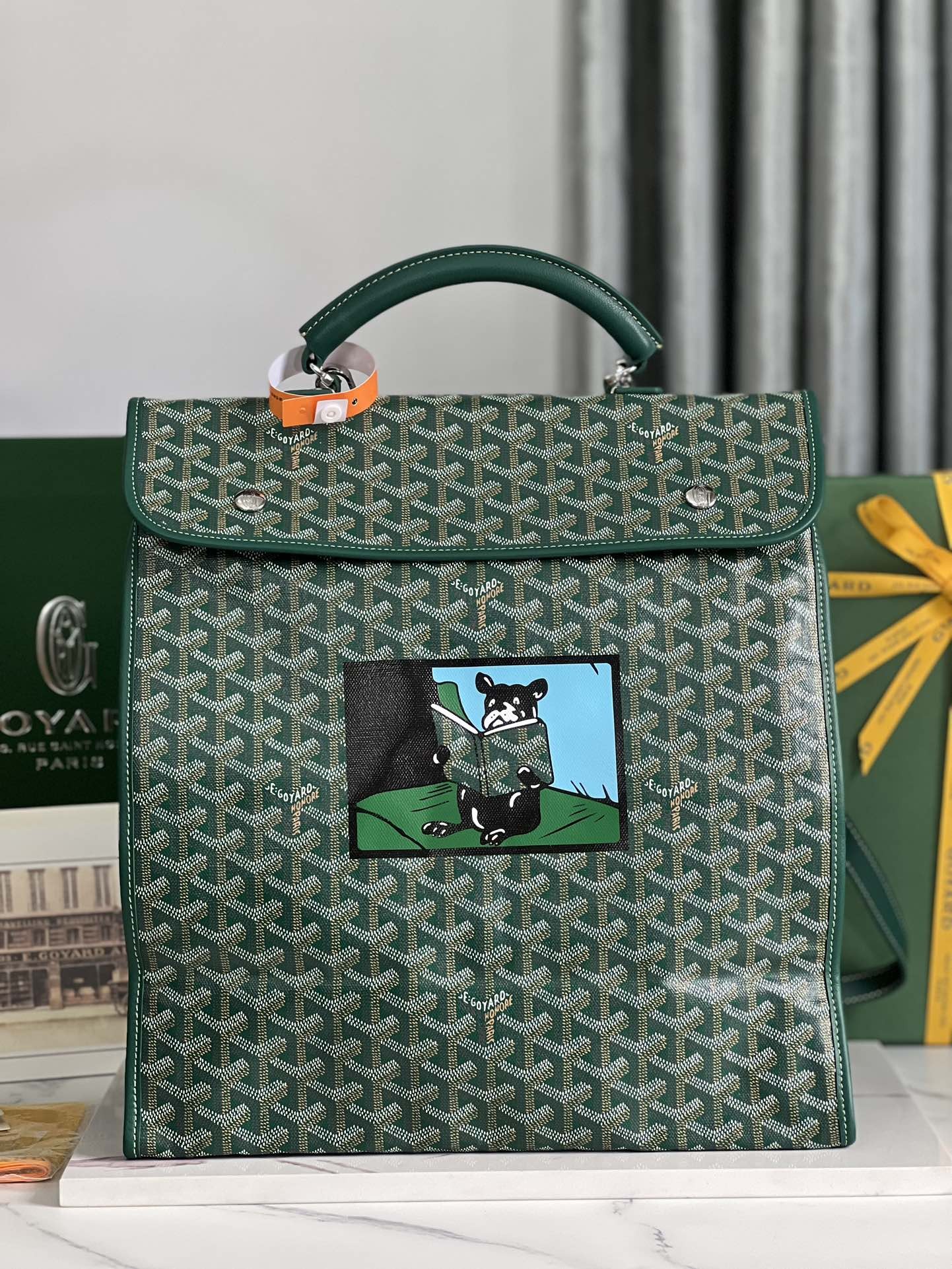 Goyard Limited Edition Bucket Saint Leger Folding Backpack