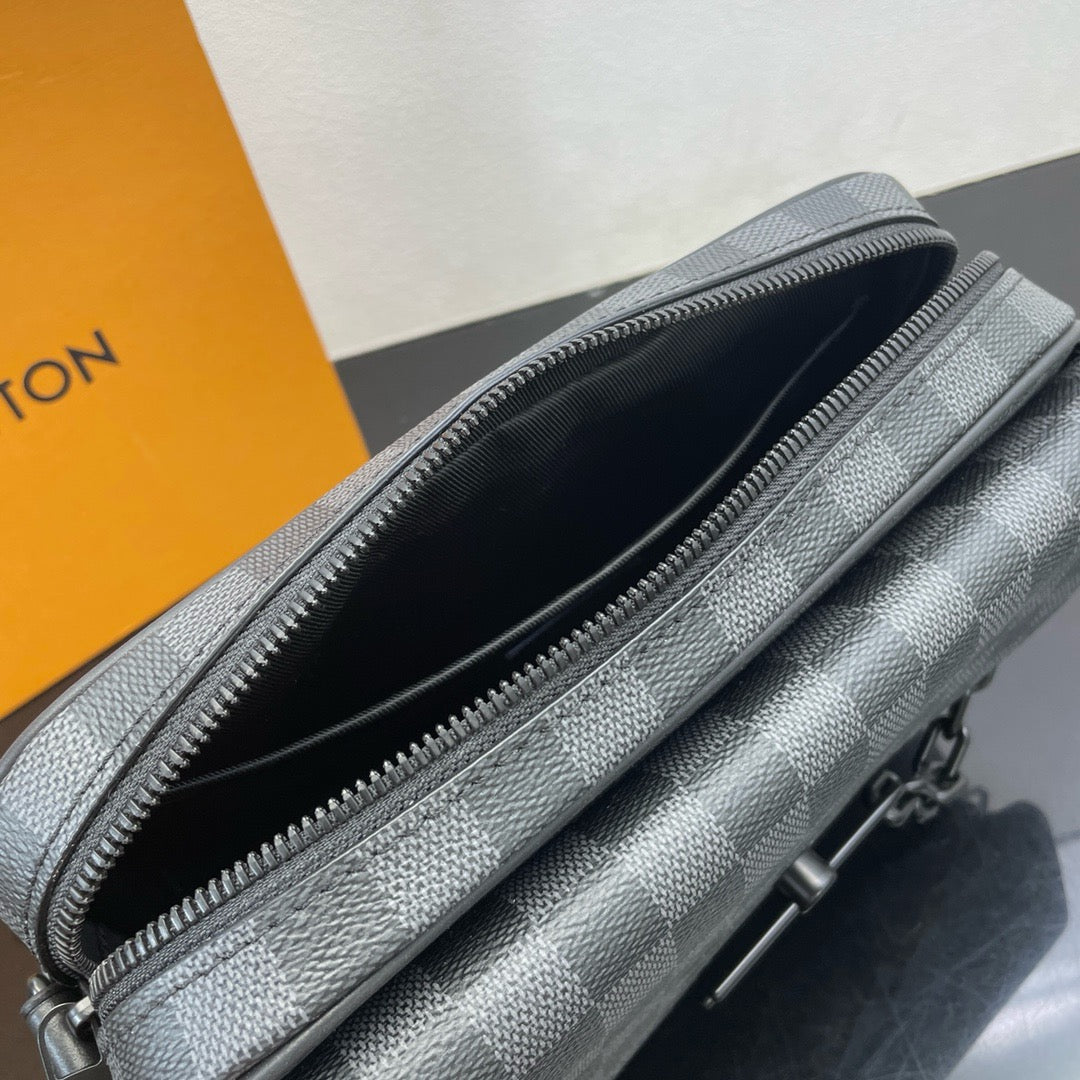 LOUIS VUITTON Steamer Postman bag/top quality M46795