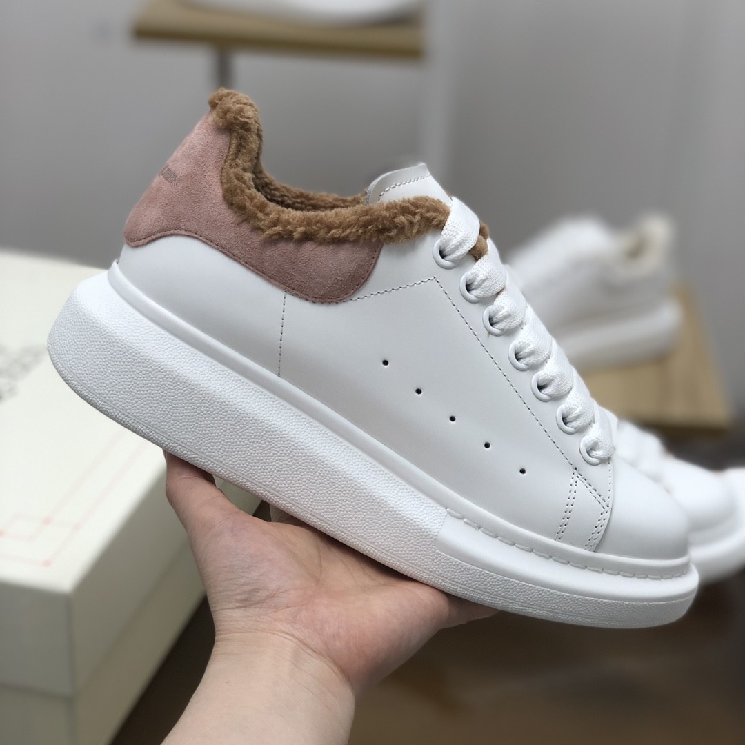 Alexander McQueen MO White velvet Lining Sneakers