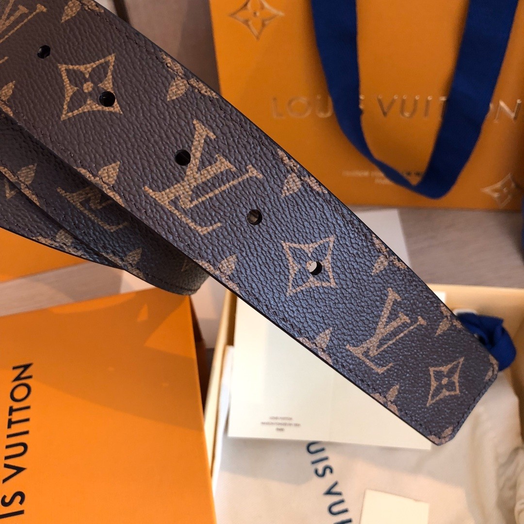 【#1316】 Louis Vuitton LV men's belt l NITIALES