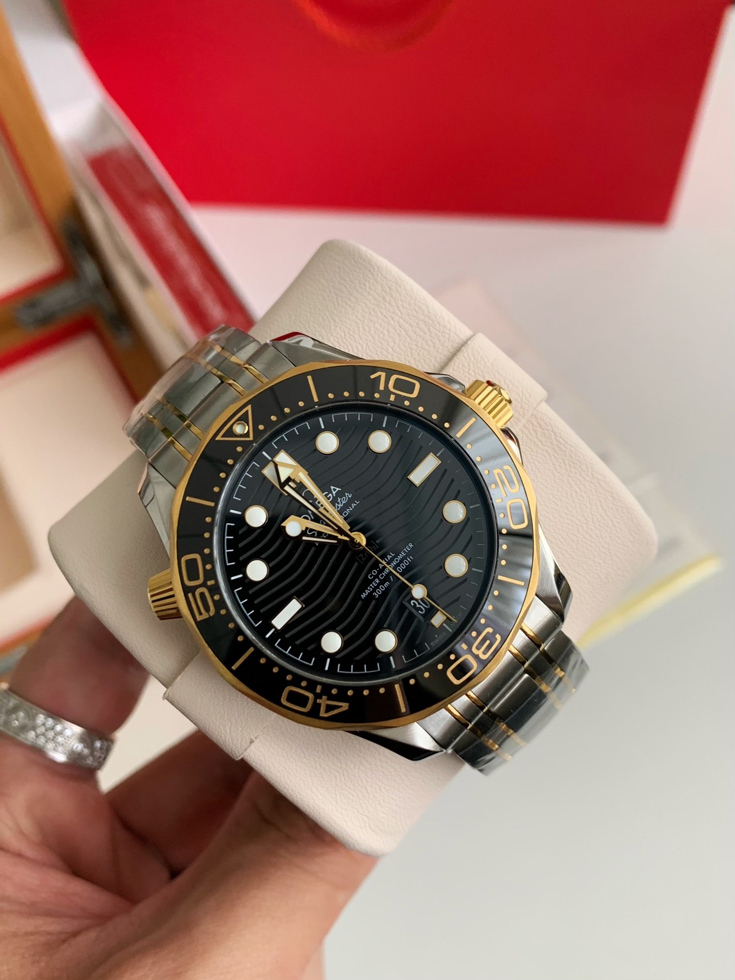 【#3654】Omega Seahorse Series 300-meter dive wristwatch,43.5mm