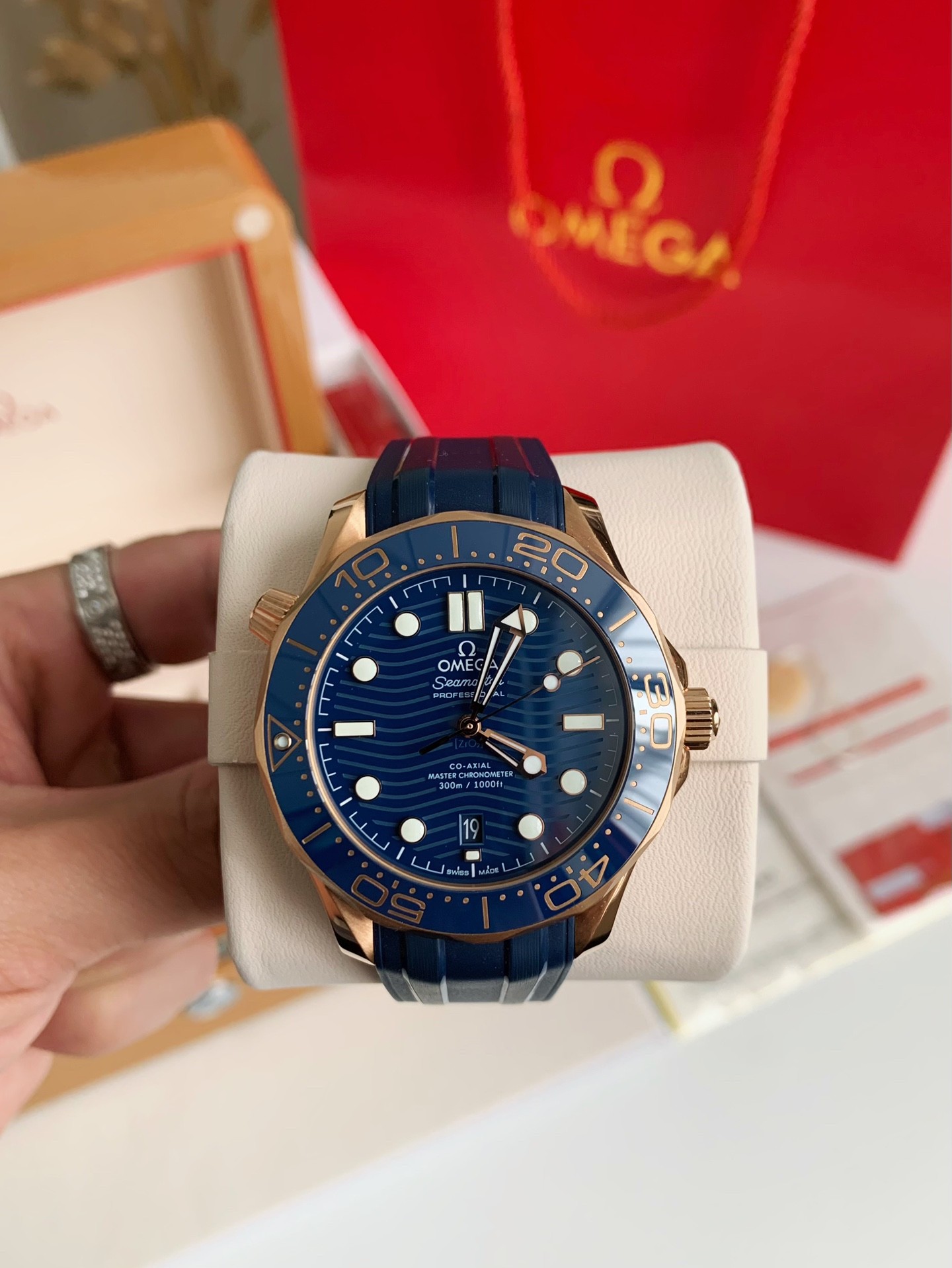 【#3641】Omega Seahorse Series 300-meter dive wristwatch,43.5mm