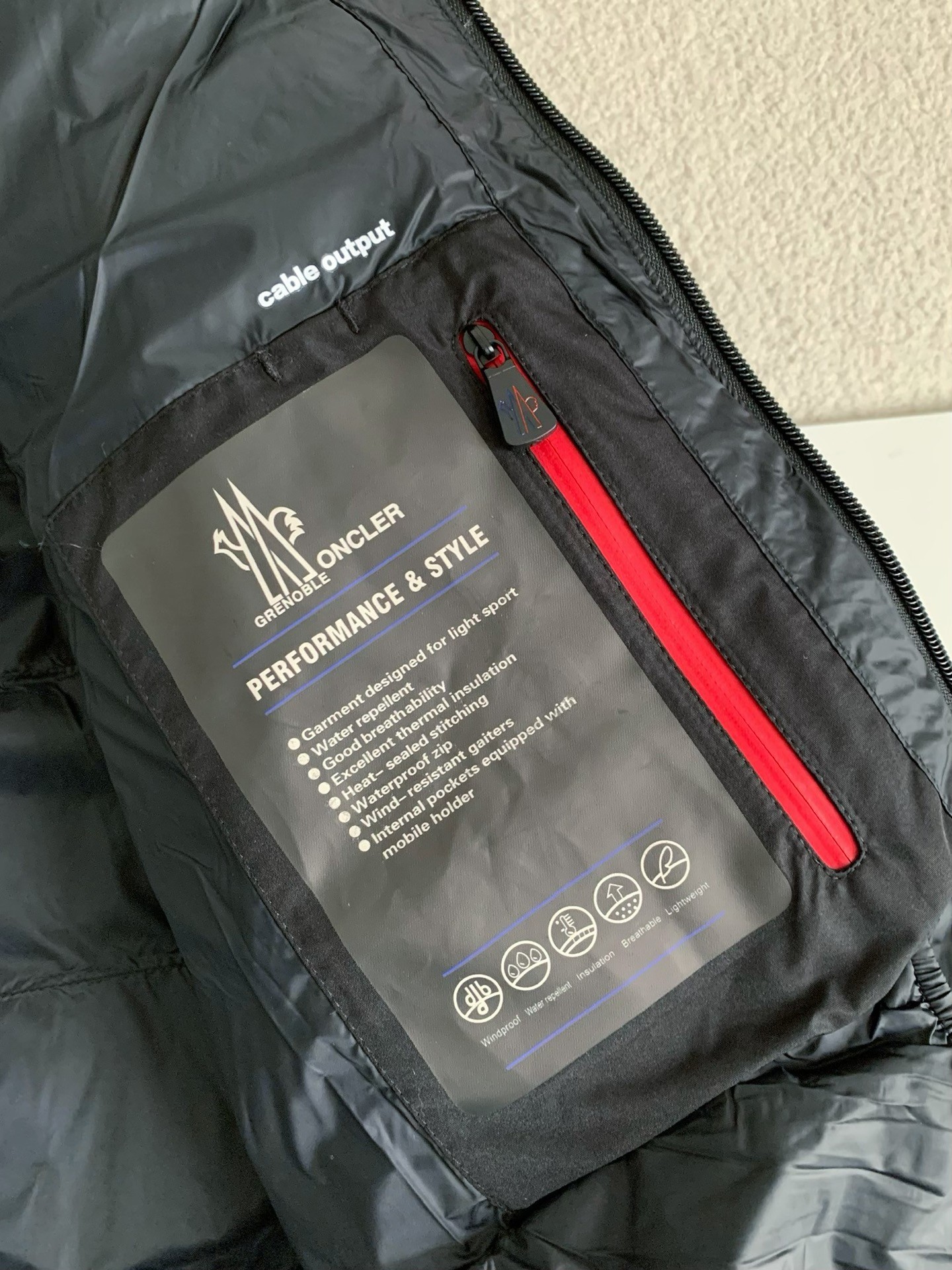 【#3913】Moncler Grenoble Nylon Hooded Down Jacket