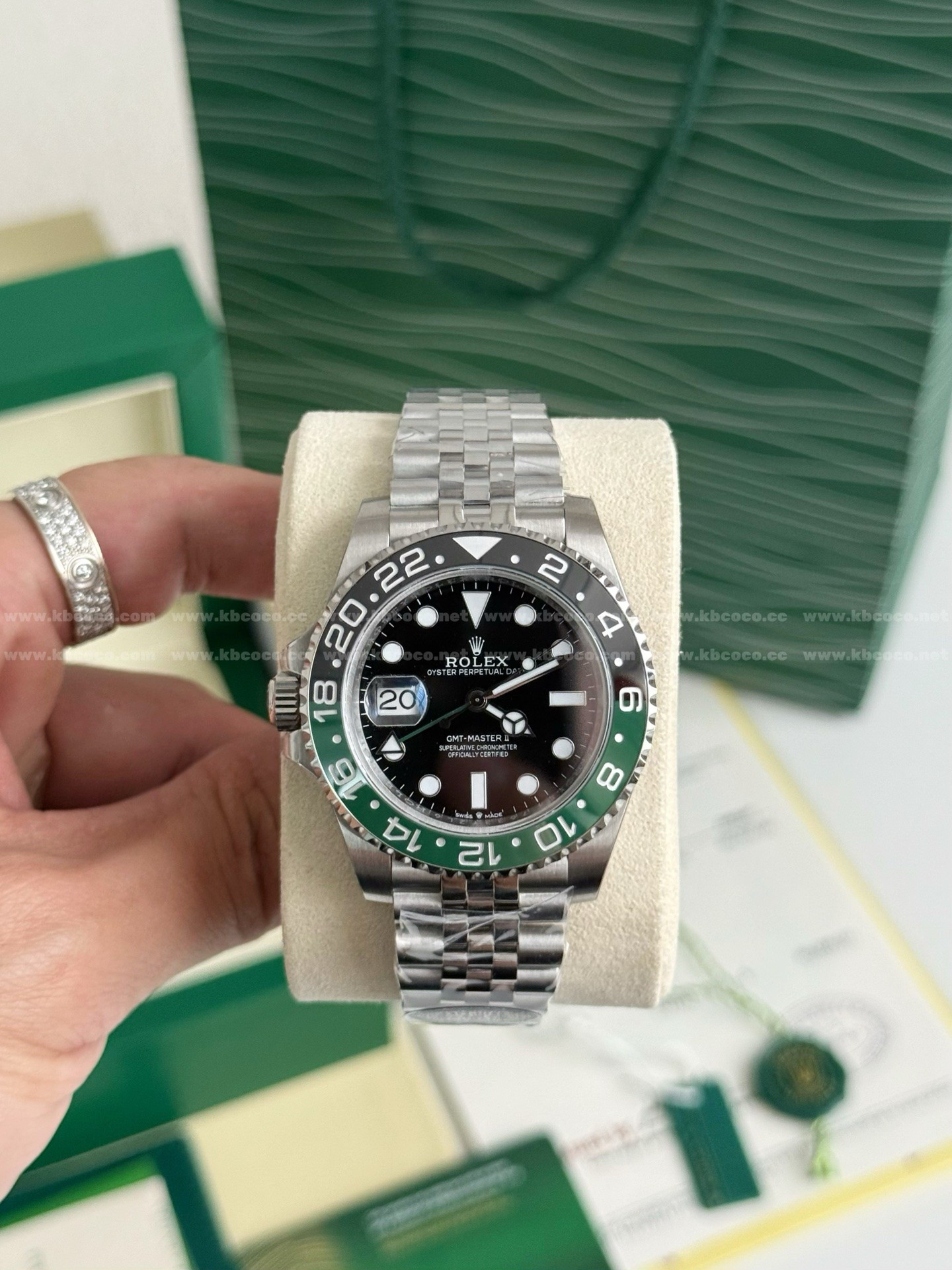 【#5876】Rolex Prime Greenwich SpriteRing Men's wristwatches 40mm