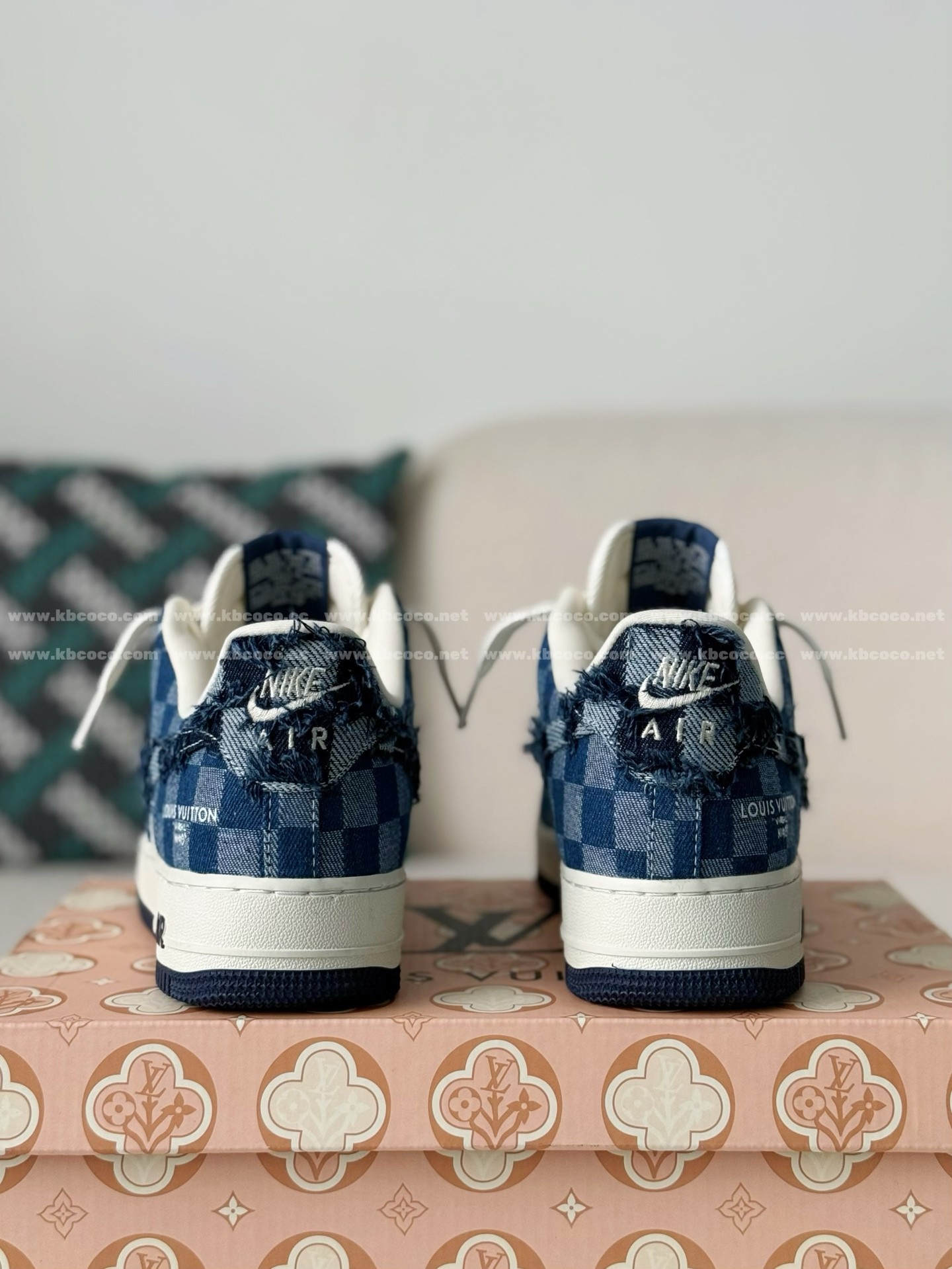 【#6230】Louis Vuitton x Nike Air Force1 Sneakers
