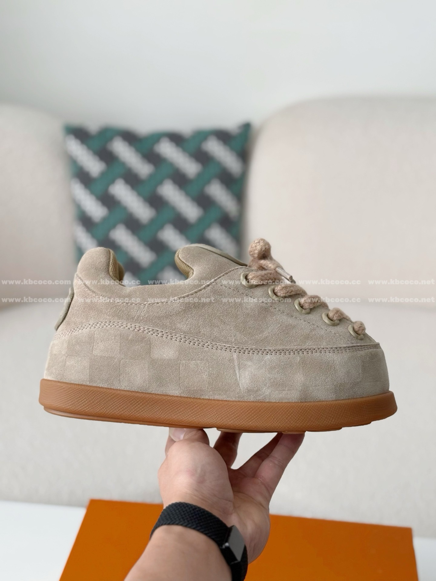 [#6086」 LOUIS VUITTON x NIGO FW25 SUEDE LEATHER ROUND-TOED SNOW BOOTS