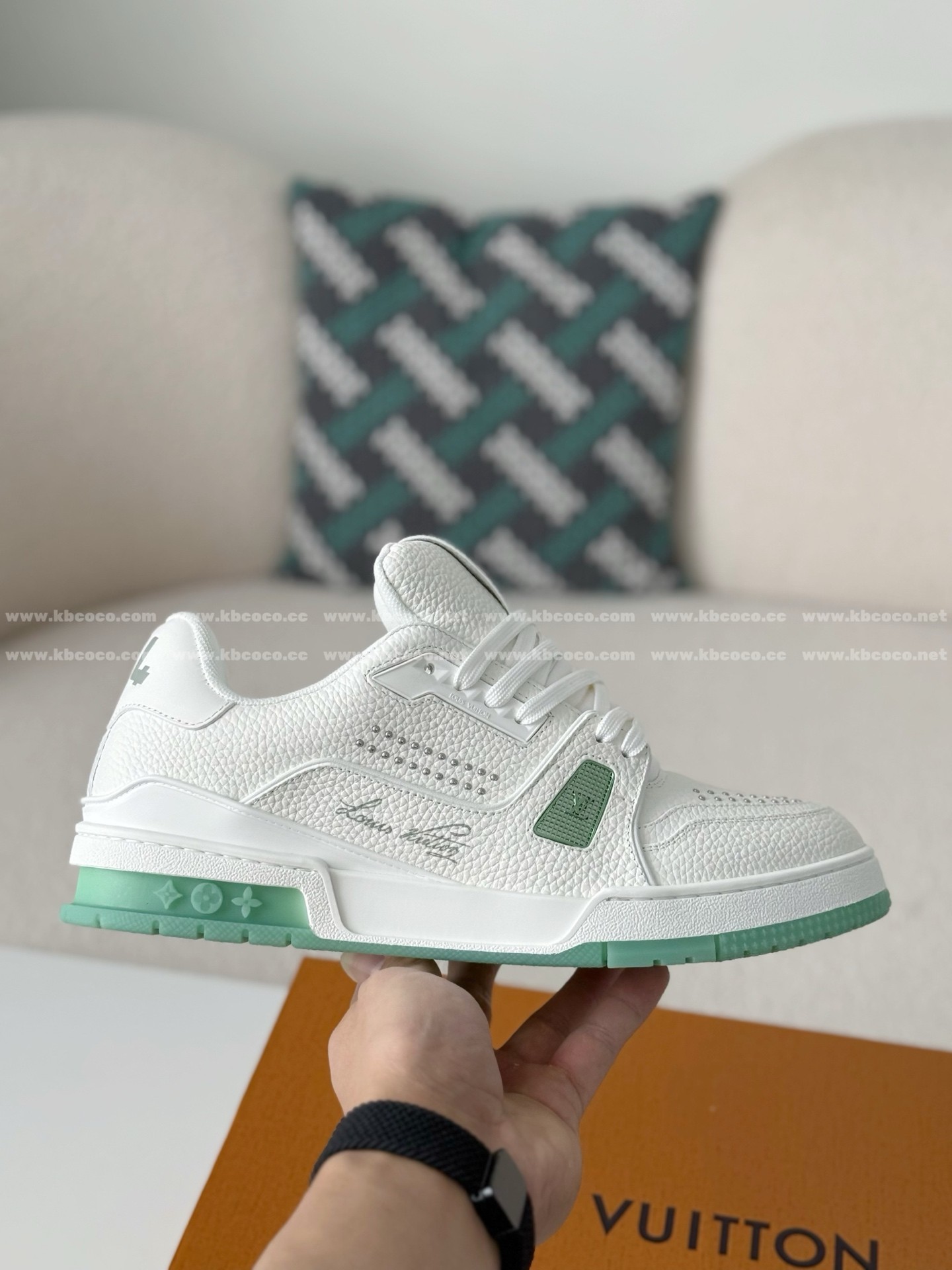 #6034」 LOUIS VUITTON TRAINER SNEAKERS