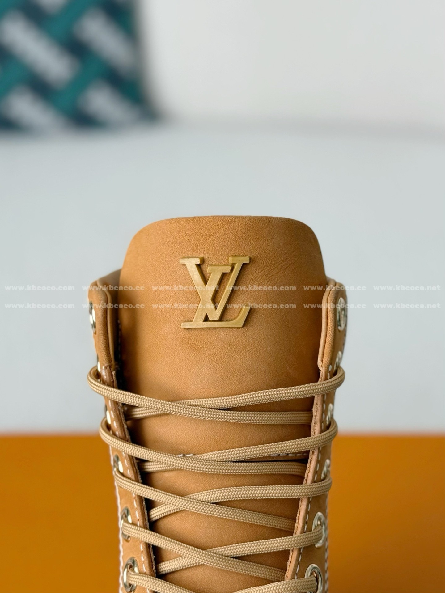 【#6168】 LOUIS VUITTON RANGER LEATHER ANKLE BOOTS