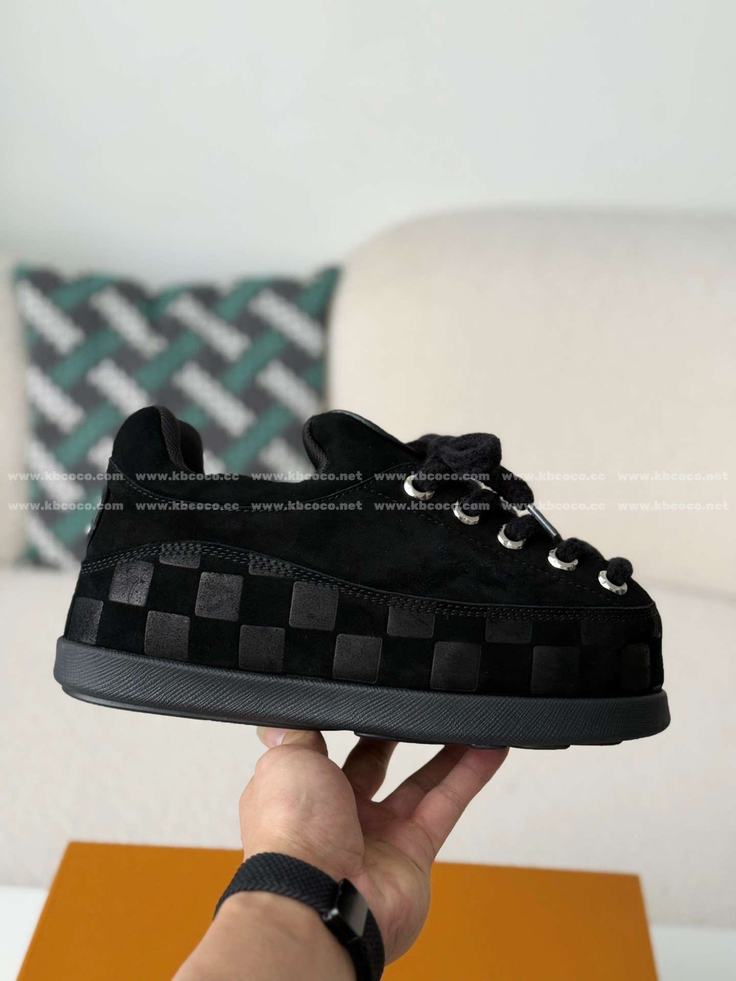 【#6184】LOUIS VUITTON x NIGO FW25 SUEDE LEATHER ROUND-TOED SNOW BOOTS