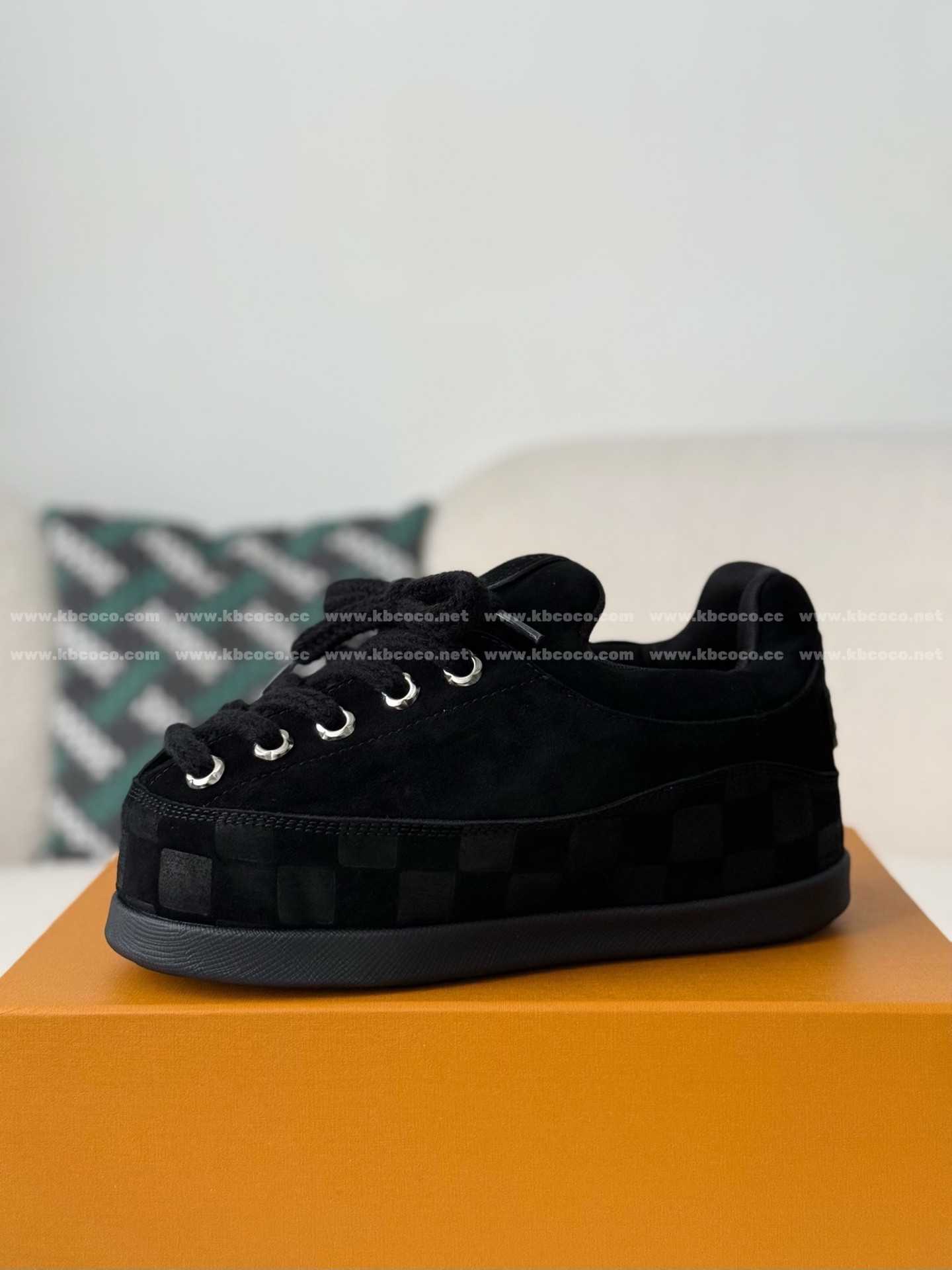 【#6184】LOUIS VUITTON x NIGO FW25 SUEDE LEATHER ROUND-TOED SNOW BOOTS