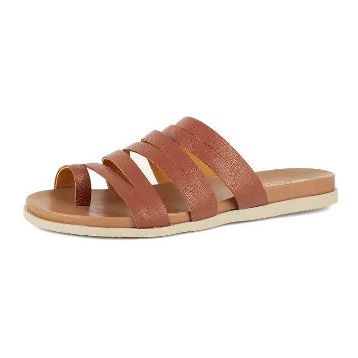 Abuye : Ladies Leather Sandal in Suede
