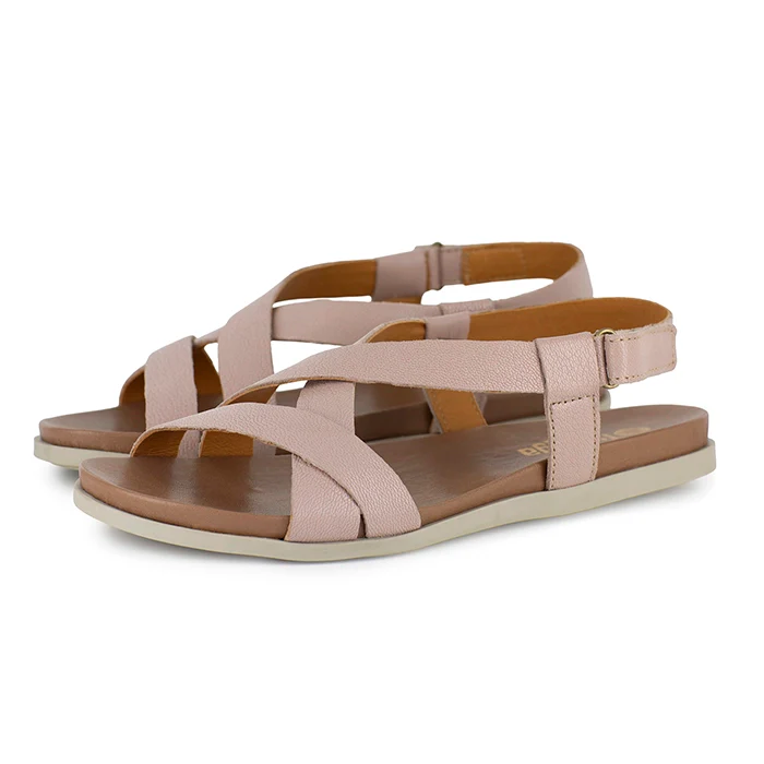 Sadani : Ladies Leather Sandal in Rose