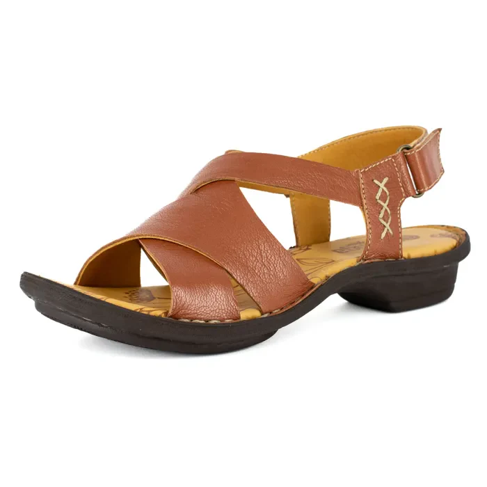 Semira : Ladies Leather Sandal in Suede