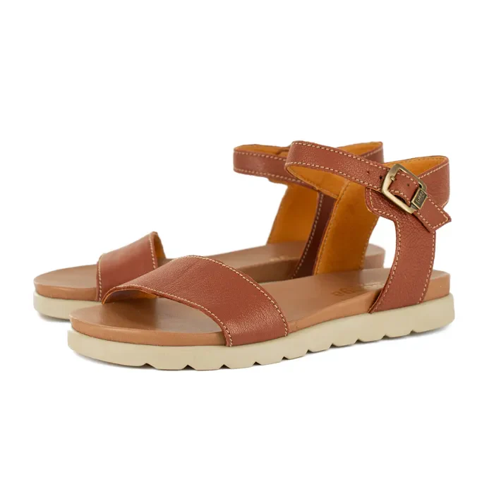 Shebelle : Ladies Leather Sandal in Suede