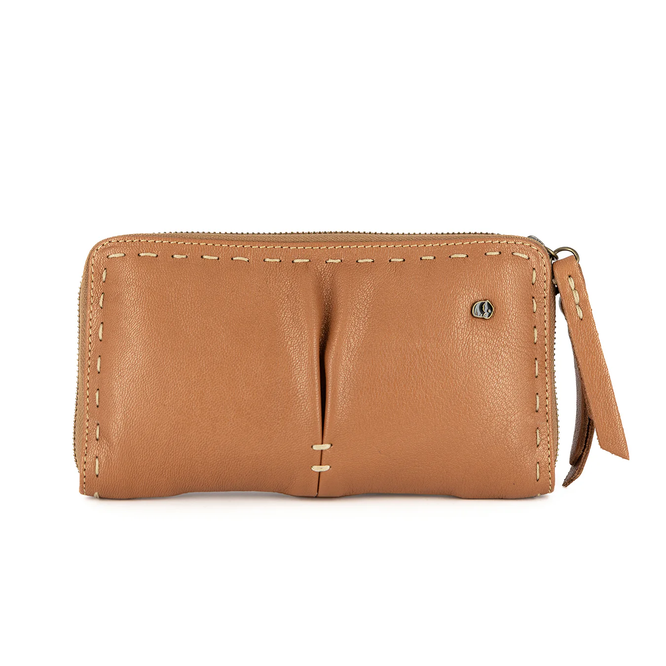 Olwethu : Ladies Leather Clutch Purse in Oak Cayak