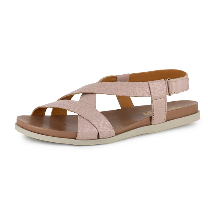 Sadani : Ladies Leather Sandal in Rose