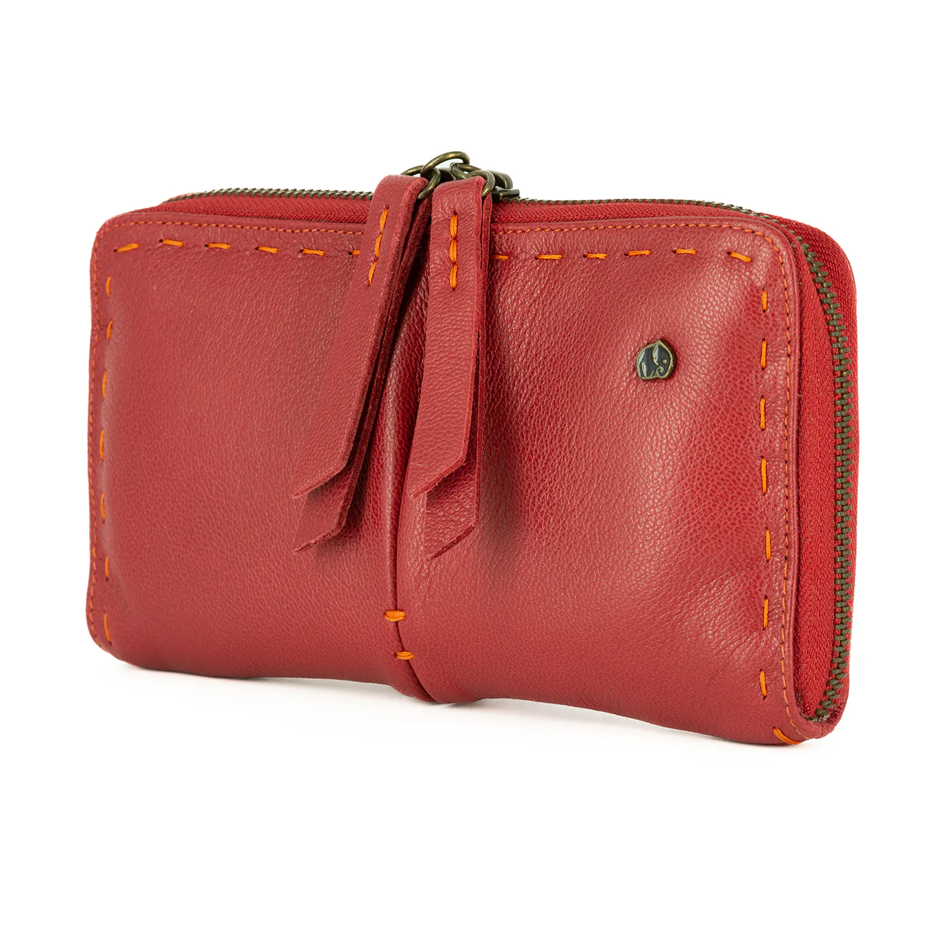 Olwethu : Ladies Leather Clutch Purse in Valentine Cayak