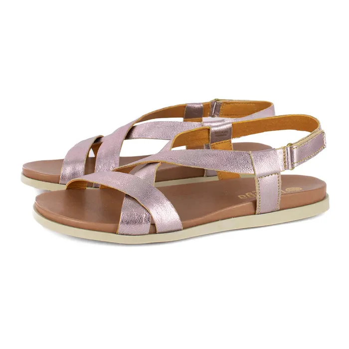 Sadani : Ladies Leather Sandal in Pink