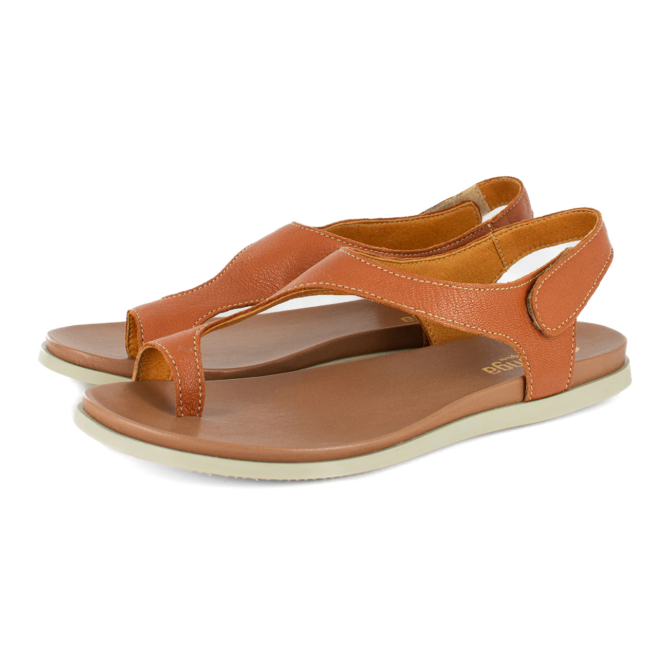 Ukumosa : Ladies Leather Sandal in Oak