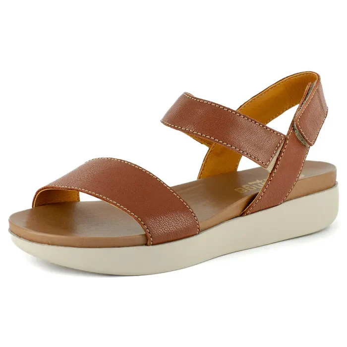 Selesho : Ladies Leather Sandal in Suede