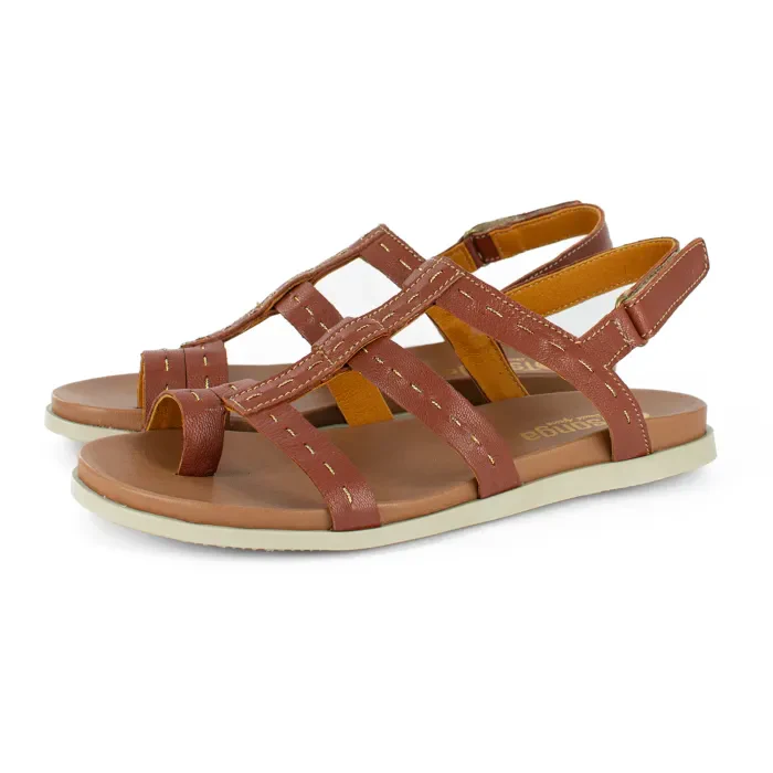 Kalahari : Ladies Leather Sandal in Suede