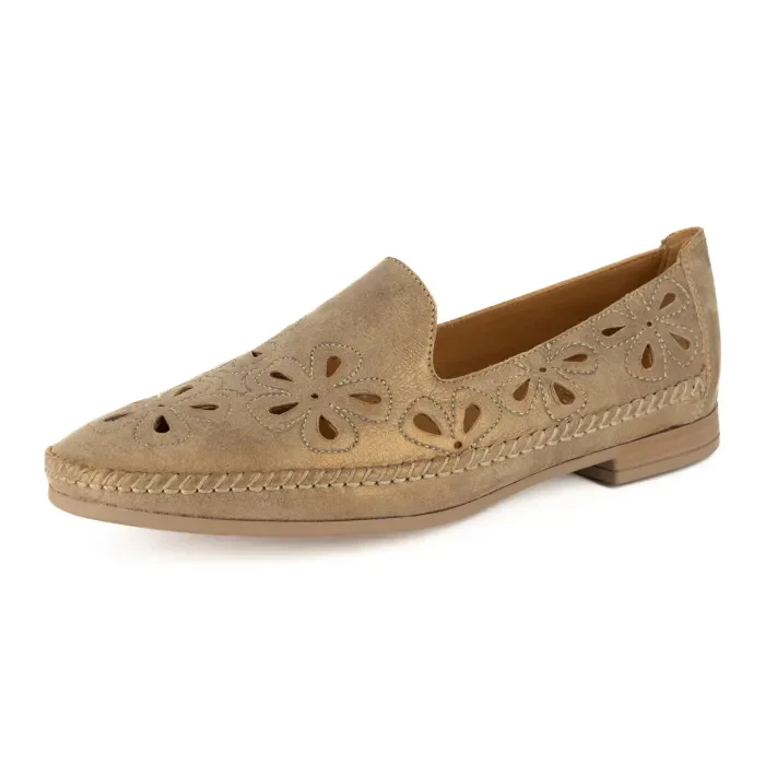Balulekile : Ladies Leather Shoe in Beige