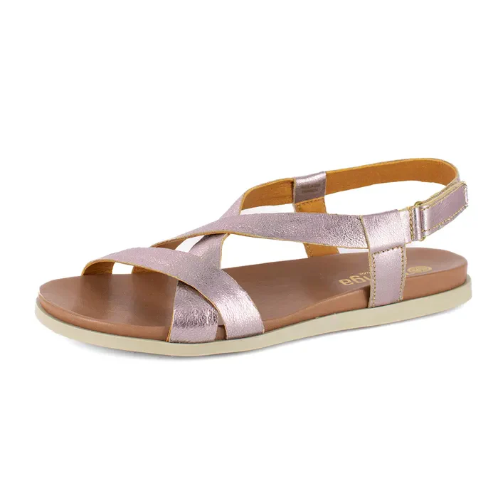 Sadani : Ladies Leather Sandal in Pink