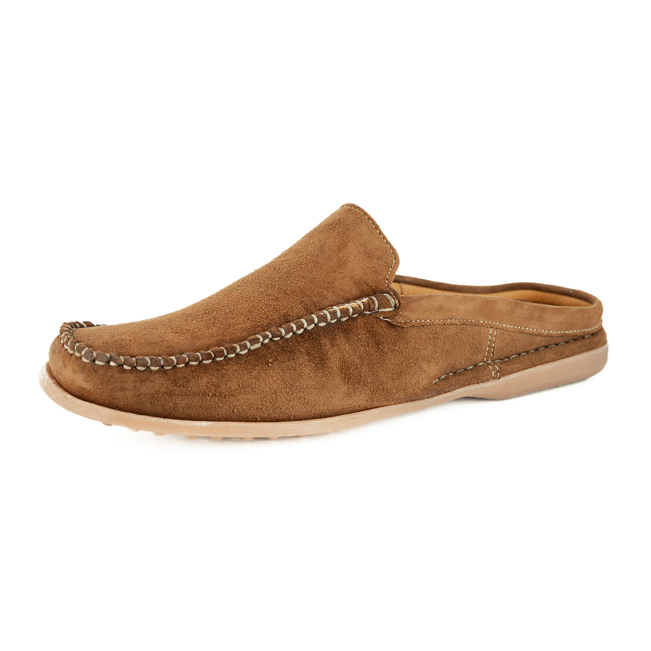 Bakgatla : Mens Leather Mule in Donkey Velutto