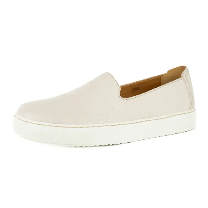 Samavaka : Ladies Leather Shoe in Cream