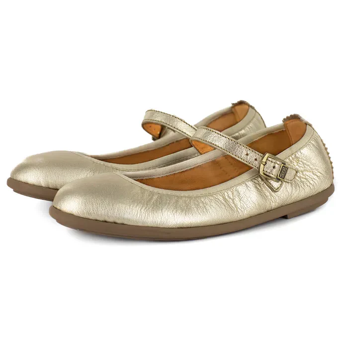 Godcini : Ladies Leather Pump in Platino Galaxy