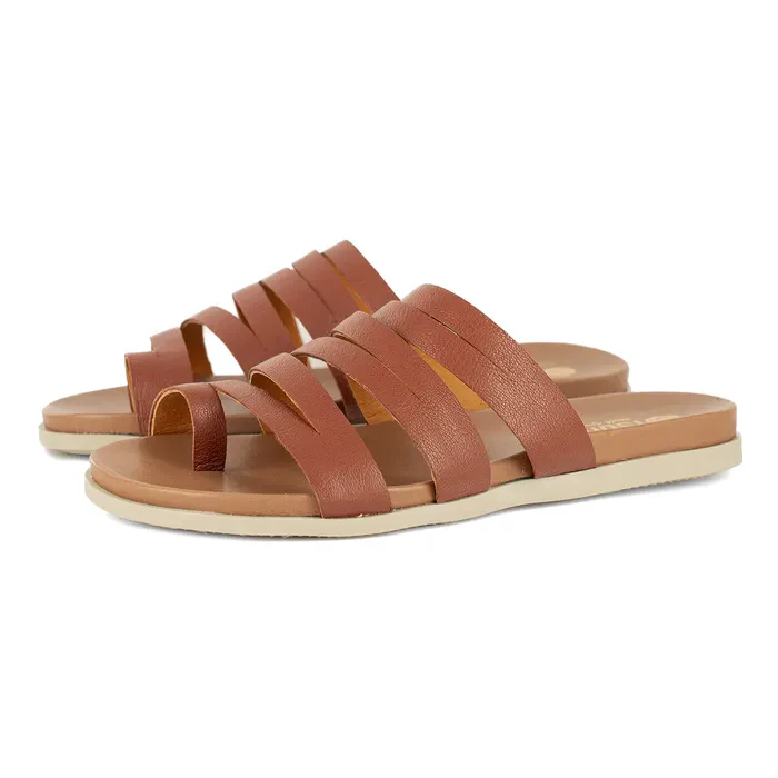 Abuye : Ladies Leather Sandal in Suede