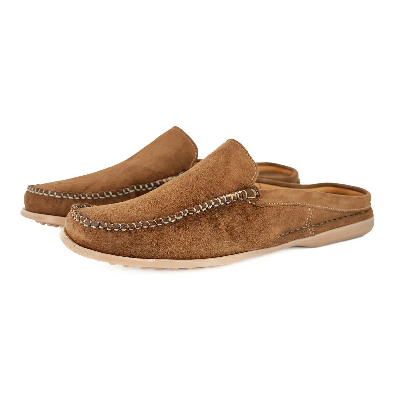 Bakgatla : Mens Leather Mule in Donkey Velutto