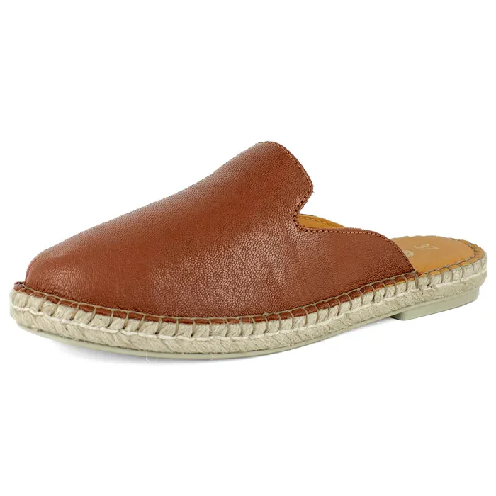 Ukubasa : Ladies Leather Slip-On Espadrille in Suede