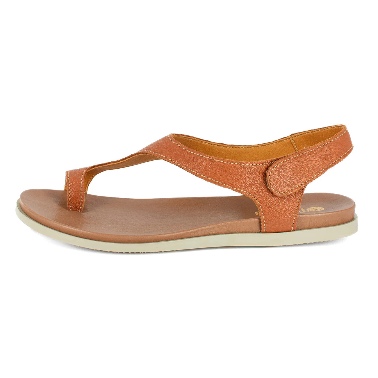 Ukumosa : Ladies Leather Sandal in Oak