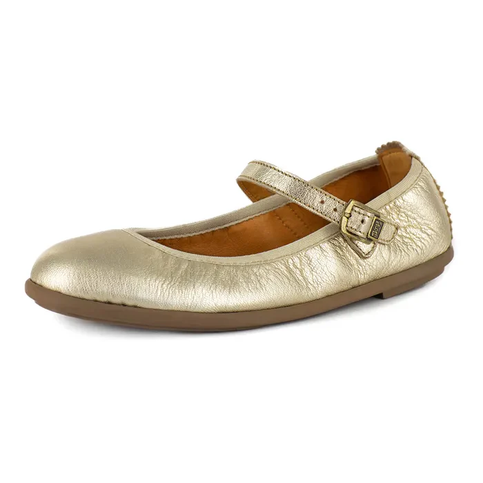 Godcini : Ladies Leather Pump in Platino Galaxy