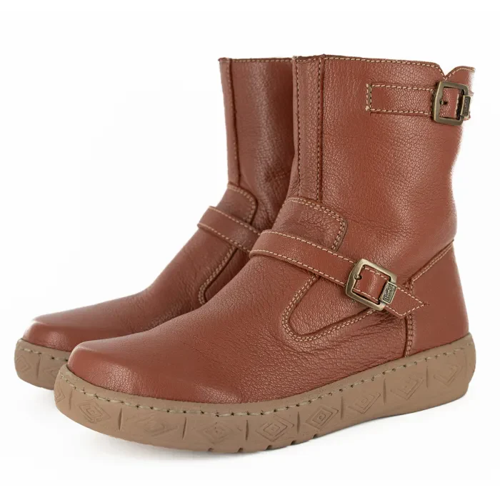 Bulwer : Ladies 100% Wool-Lined Leather Boot in Suede