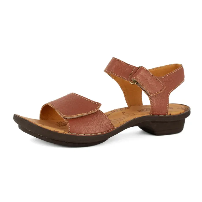 Yagoua : Ladies Leather Sandal in Suede
