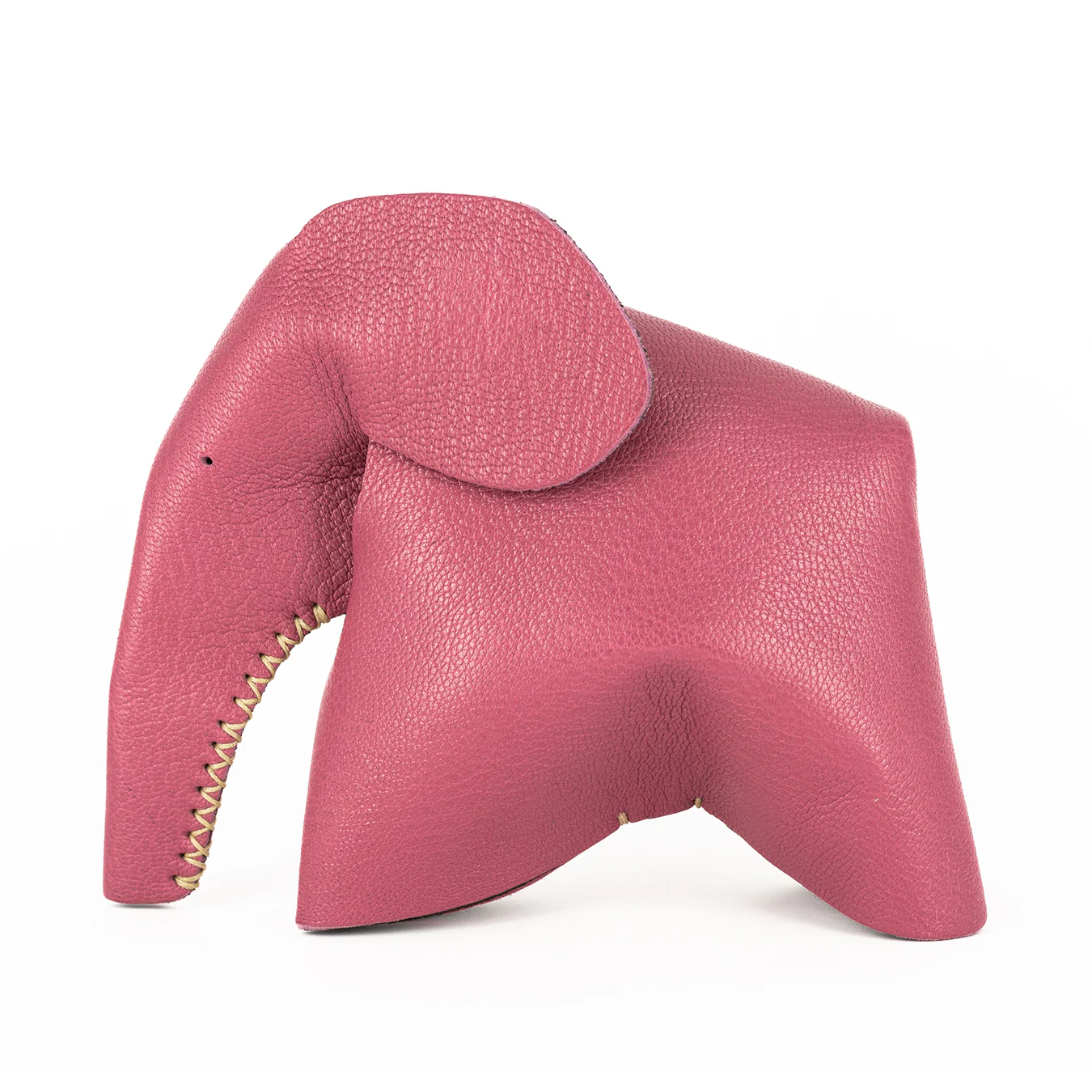 Marula : Large Elephant Family Accessory in Pink Leather