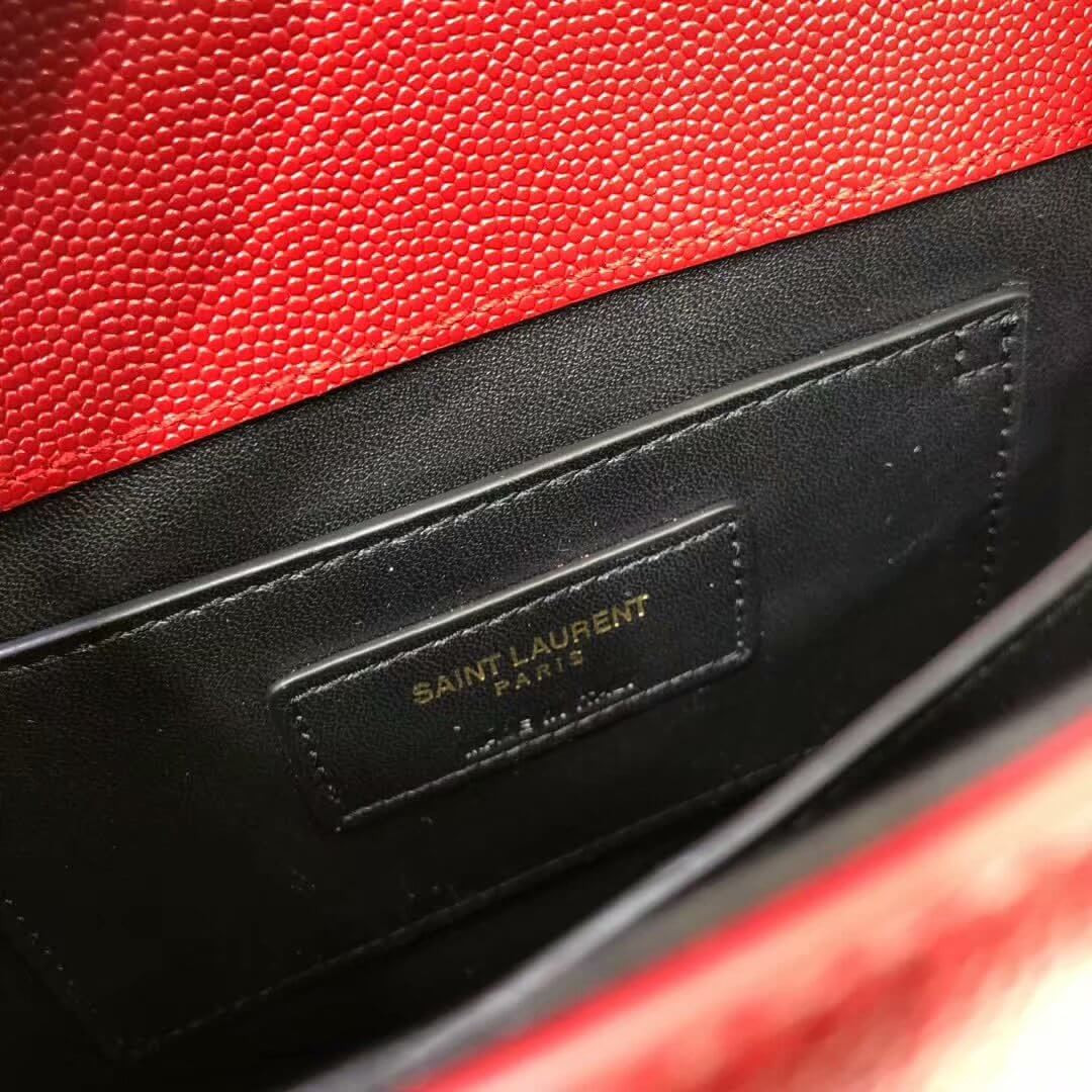 YSL Saint Laurent Cassandra Mini Top Handle Bag 602716