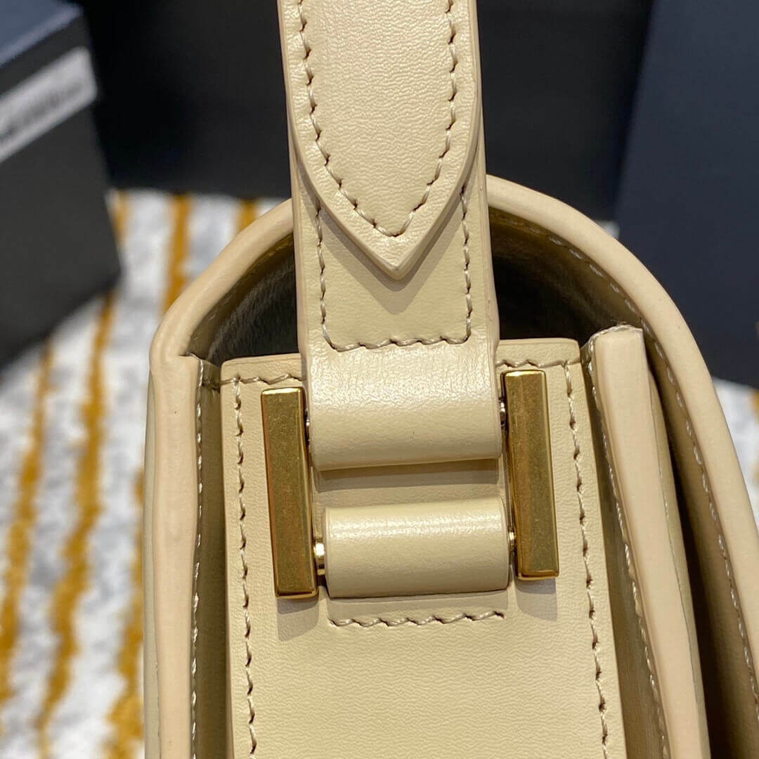 Saint Laurent YSL Solferino Medium Satchel In Box Leather 634305